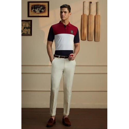 Peter England Men's Regular Fit T-Shirt (Pckpirgfo83908_Multi