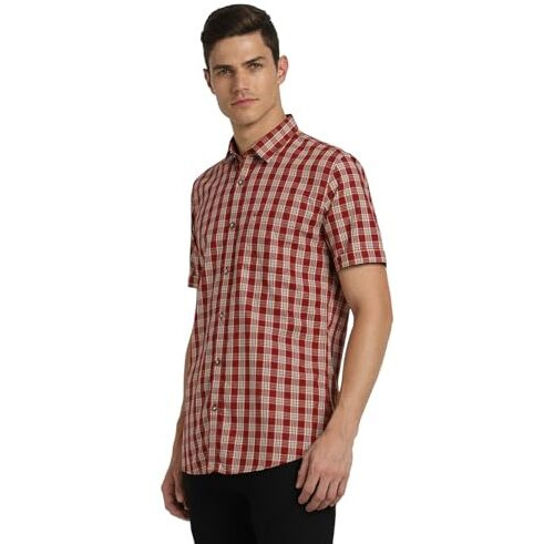 Peter England Men's Slim Fit Shirt (Pcshlslp663030_Multi