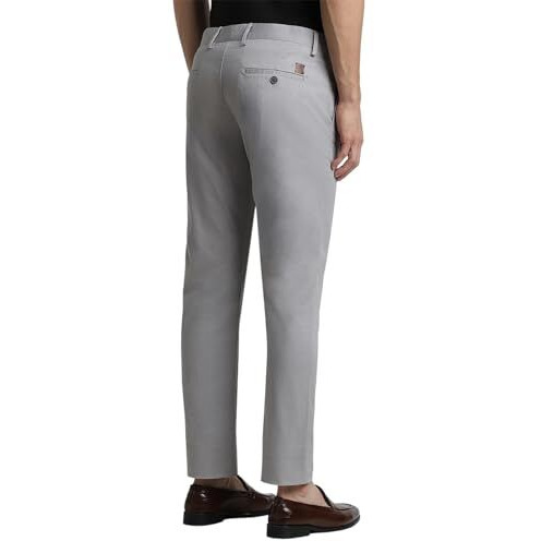 Peter England Men's Relaxed Casual Pants (Pctfsssf920570_Size(86) Blue