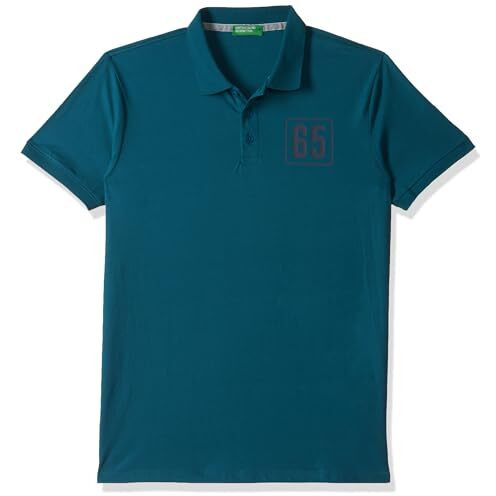 United Colors Of Benetton Men's Cotton Regular Fit Polo Shirt Xl (24P3P99J4230I_Green)
