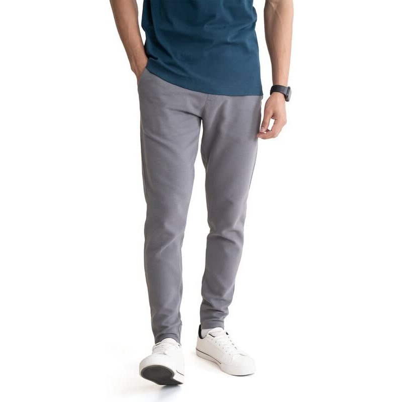 Damensch Men's Constant Ottoman Fabric 500 Day Regular Fit Joggers - Glory Grey