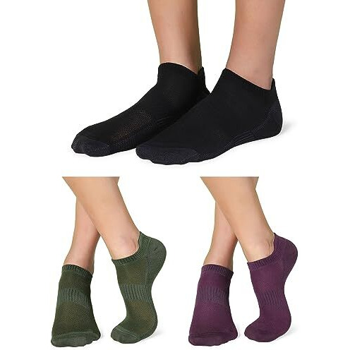 Damensch Non Aloe-Soft Socks | Anti Odour, Aloe Infused Premium Socks-Pack Of 3- Kick Black, Confident Green, Grape Wine-Free Size