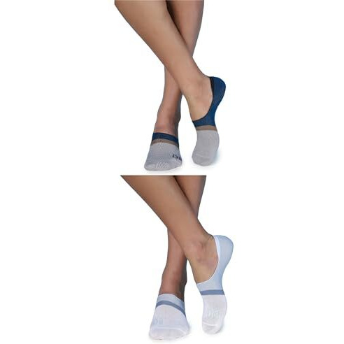 Damensch Aloe-Soft No-Show Socks | Anti Odour, Aloe Infused Premium Socks-Pack Of 2- Free Size
