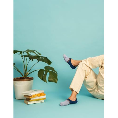 Damensch Aloe-Soft No-Show Socks | Anti Odour, Aloe Infused Premium Socks-Pack Of 2- Free Size