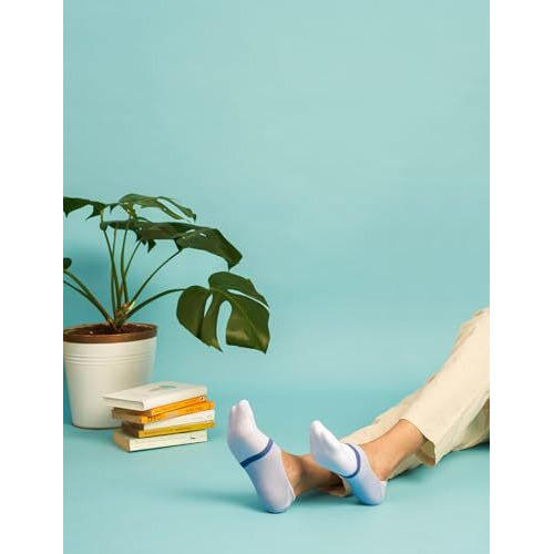 Damensch Aloe-Soft No-Show Socks | Anti Odour, Aloe Infused Premium Socks-Pack Of 2- Free Size