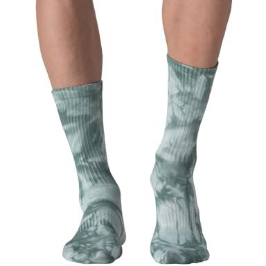 Damensch Men's Combed Compact Cotton Calf Length Socks | Winter, Formal Socks For Men - Green Galaxy - Freesize