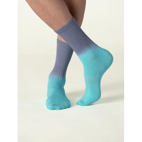 Damensch Men's Combed Compact Cotton Calf Length Socks | Socks For Men, Socks Men, Men Socks Cotton, Winter Socks For Men, Cotton Socks For Men,Formal Socks For Men-Sea Dreams-Freesize, Multicolor