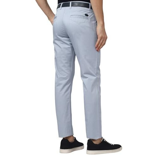 Van Heusen Men's Slim Casual Pants (Vstfwslba16379_Blue