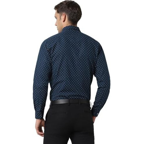 Van Hesuen Men's Regular Fit Shirt (Vhsfbcubr94176_Teal