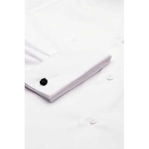 Van Heusen Cotton Men's Regular Fit Shirt (Vhsfbcub805755_White, 40