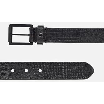 Van Heusen Men's Leather Belt, Black