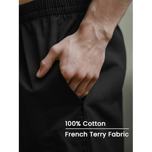 Nobero Men's Bermuda Shorts (1M-Bwsh-R0036-Bl_Black_M)