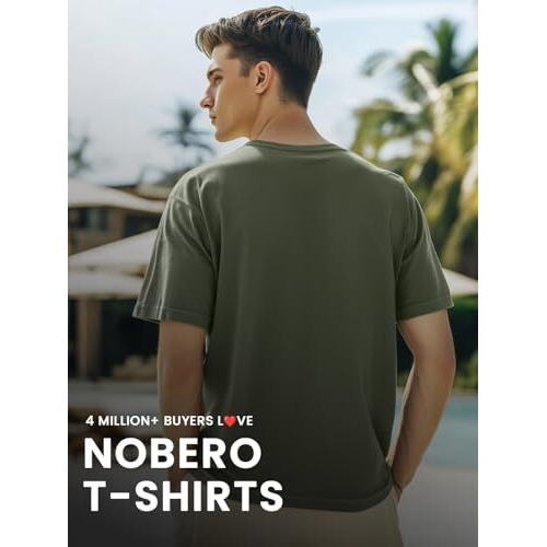 Nobero Men's Regular Fit T-Shirt (1M-Twts-C0693_Olive Green