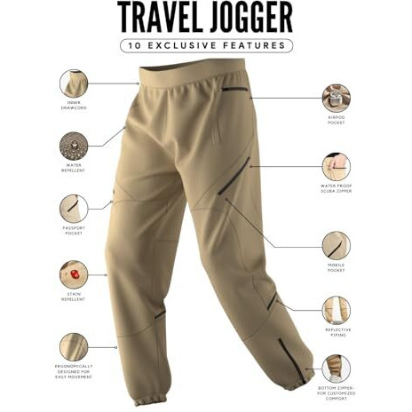 Nobero Men's Straight Mid Rise Sweatpants (1M-Bwjg-R0137_Oatmeal, Large