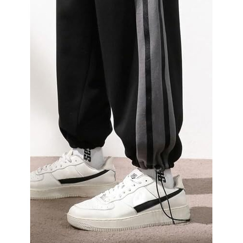 Nobero Men's Loose Sweatpants (1M-Bwjg-R0147_Black