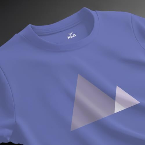 Nobero Men's Graphic Print Regular Fit T-Shirt (1M-Twts-C0818-Sa_Periwinkle_1