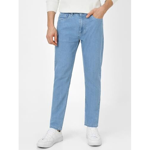Urbano Fashion Men's Light Blue Slim Fit Denim Jeans Stretchable (Mxjean-004-Lblue-34)