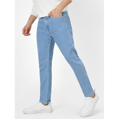 Urbano Fashion Men's Light Blue Slim Fit Denim Jeans Stretchable (Mxjean-004-Lblue-34)
