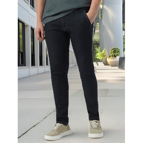 Neostreak Men's Slim Mid Rise Jeans (Neolpsjean_Dark Grey, 34