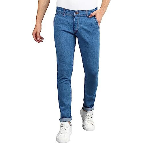 Neostreak Men's Slim Jeans (Neolpsjeanrstthr_Light Blue
