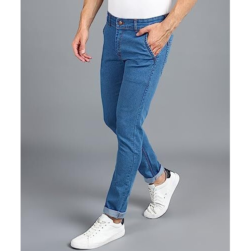 Neostreak Men's Slim Jeans (Neolpsjeanrstthr_Light Blue