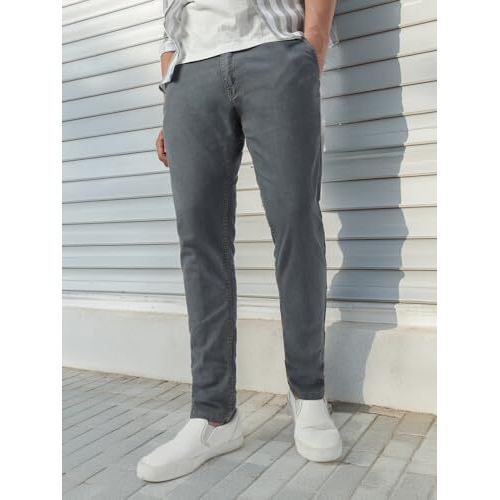Neostreak Men's Slim Jeans (Neolpsjeanrstthr_Light Grey