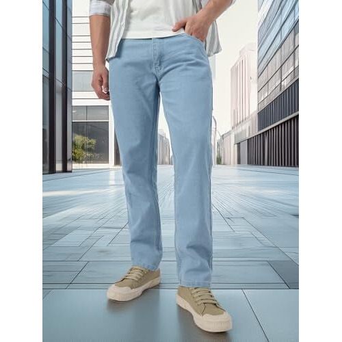 Neostreak Men's Regular Mid Rise Jeans (Neoepsreg_Ice Blue, 30