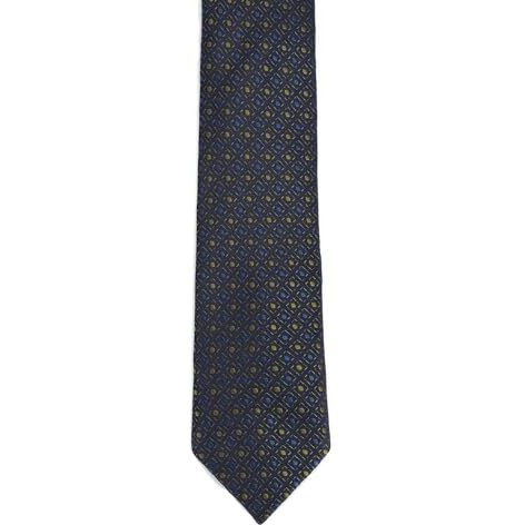 Allen Solly Men Navy Embroidered Formal Ties