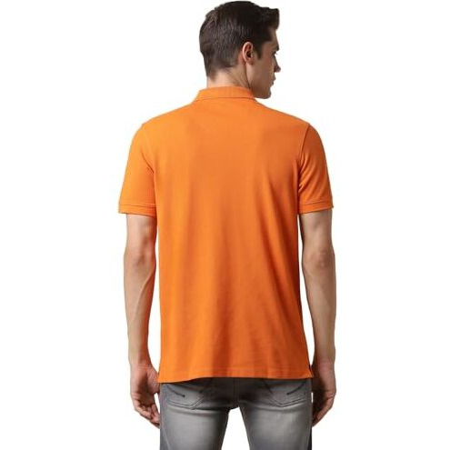 Allen Solly Men's Regular Fit T-Shirt (Askpcurgfh12766_Orange