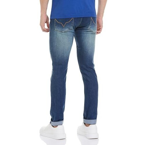 Pepe Jeans Men's Mid Rise Slim Fit Jeans