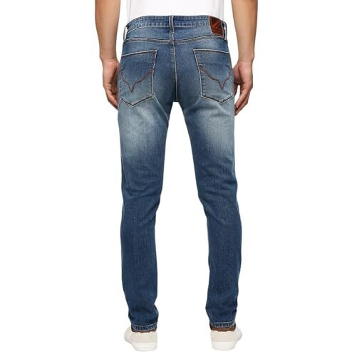 Pepe Jeans Men's Low Rise Tapered Fit Jeans Med Used