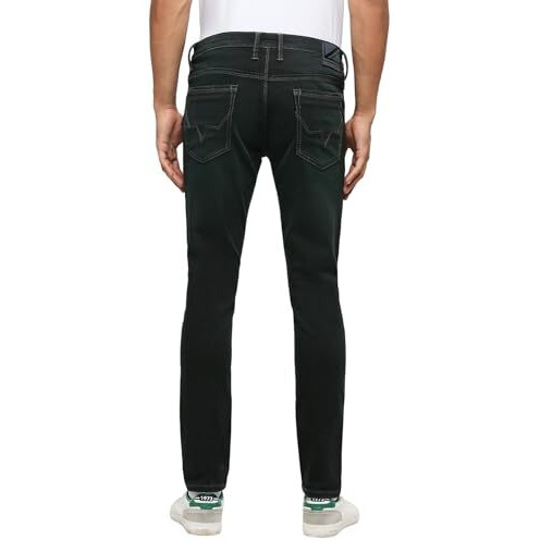 Pepe Jeans Men's Mid Rise Slim Fit Jeans, 30, Black