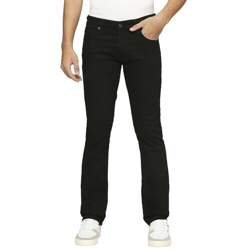 Pepe Jeans Men's Mid Rise Slim Fit Jeans Black