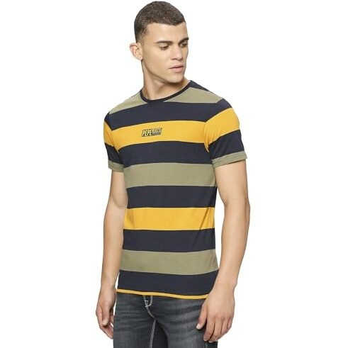Pepe Jeans Men's Slim Fit Striped T-Shirts