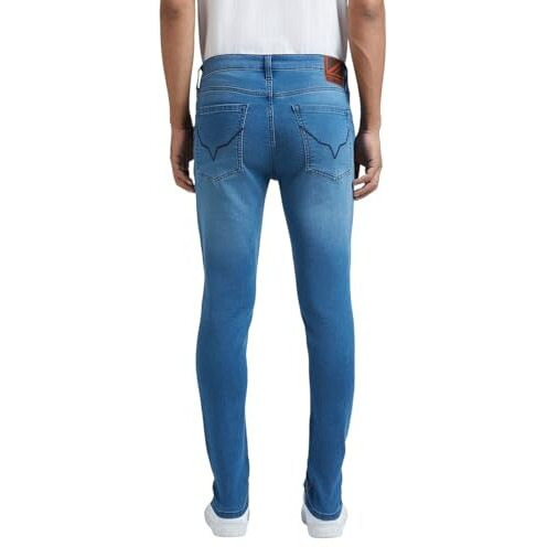 Pepe Jeans Men's Mid Rise Slim Fit Jeans Med Used