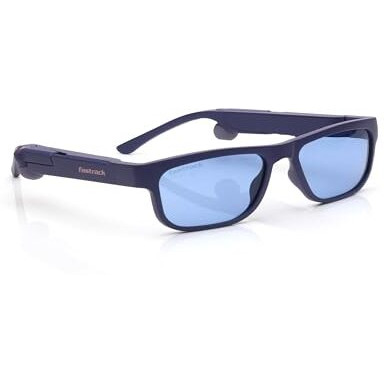 Fastrack Smart Voilet Colored Square Shaped Polarized Sunglasses For Unisex (Swd007Bk5V)