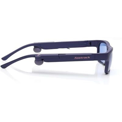 Fastrack Smart Voilet Colored Square Shaped Polarized Sunglasses For Unisex (Swd007Bk5V)