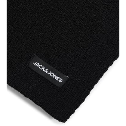 Jack & Jones Black Knitted Scarf