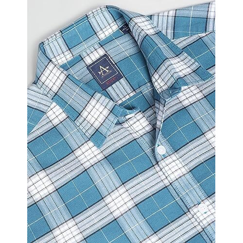 Arrow Men's Slim Fit Shirt (Asadosh02241_Blue