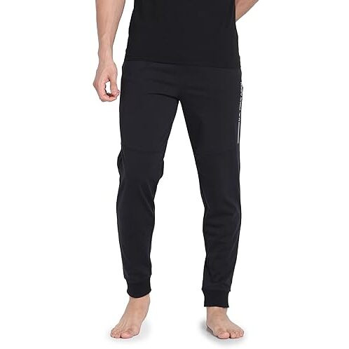 U.S. Polo Assn. Solid Lj001 Joggers - Pack Of 1 (Black L)