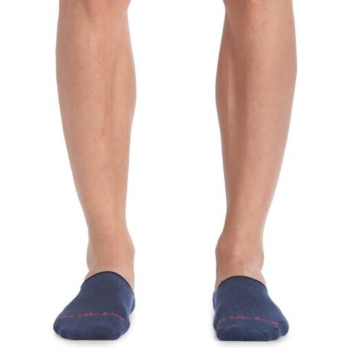 U.S. Polo Assn. Men Cotton Silicone Grip No Show I646 Socks - Pack Of 3 Grey Mel,Navy,Black