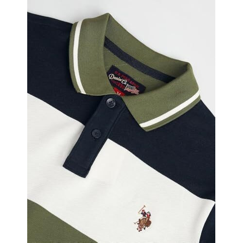 U.S. Polo Assn. Men's Slim Fit Polo Shirt (Udtsh2037_Olive