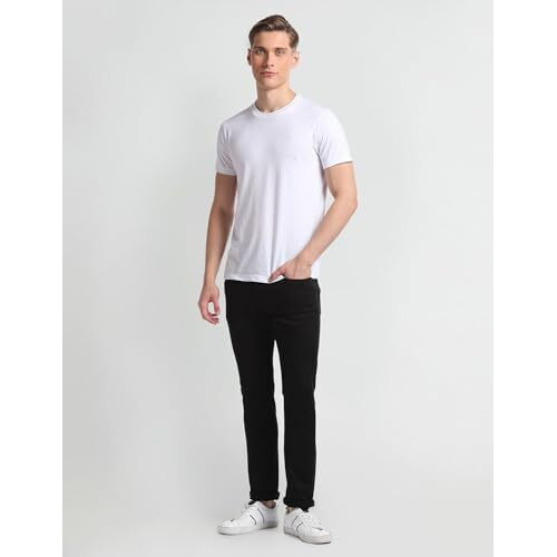 U.S. Polo Assn. Men's Skinny Jeans (Udjen1218 Black