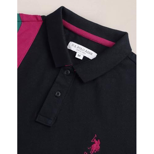 U.S. Polo Assn. Men's Slim Fit Polo Shirt (Ustsh1889_Navy
