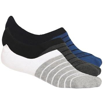 U.S. Polo Assn. Men Cotton Terry Finish No Show Es004 Socks - Pack Of 3, Multicolour