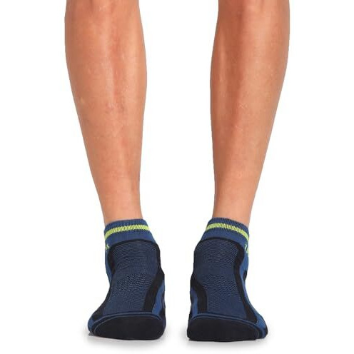 U.S. Polo Assn. Men Cotton Ankle Length Striped Es006 Socks - Pack Of 3, Multicolour
