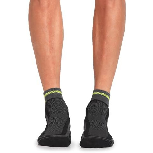 U.S. Polo Assn. Men Cotton Ankle Length Striped Es006 Socks - Pack Of 3, Multicolour