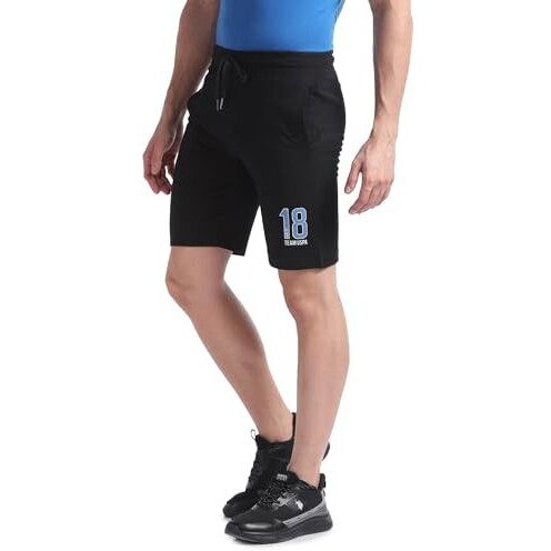 U.S. Polo Assn. Men's Hybrid Shorts (Iyaq-Pl_Black