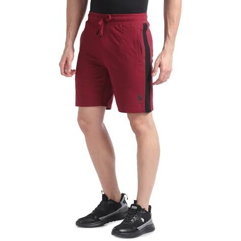 U.S. Polo Assn. Men's Hybrid Shorts (Oes01-Pl_Red