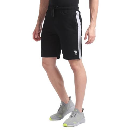 U.S. Polo Assn. Men's Hybrid Shorts (Oes01-Pl_Black